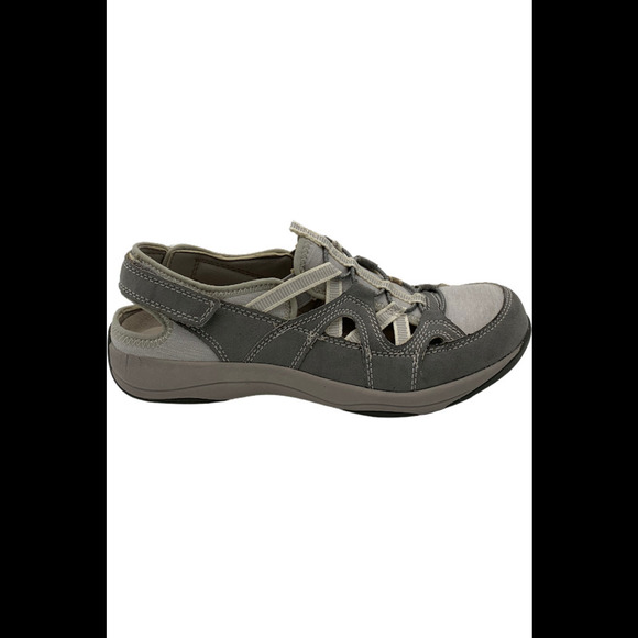 Earth Origins Adjustable Fisherman Sport Sandals Sid Frost Gray - Narrow - Picture 1 of 4